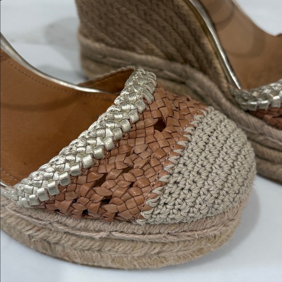 Coach Tan and Brown Wedges - Picture 2 of 5